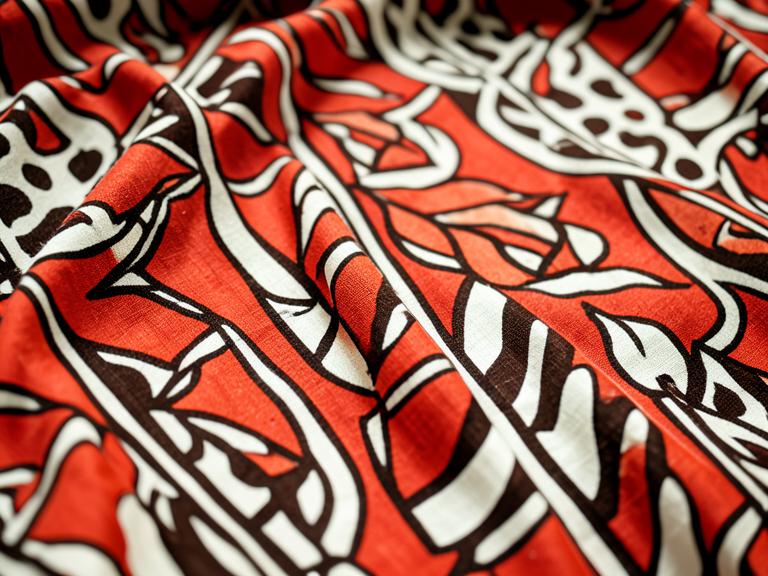Wax print textile from Lagos, Nigeria