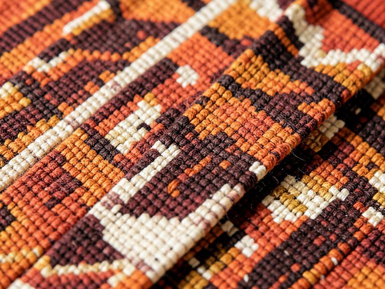 Kente textile from Bonwire, Ghana